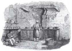 Une cuisine au 19e siècle
