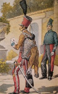 Hussard à Huningue en 1815