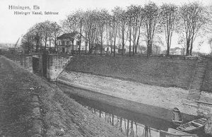 L'écluse n° 1 du canal de Huningue