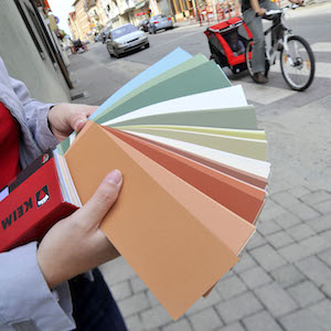 Choix de couleur des façades en ville