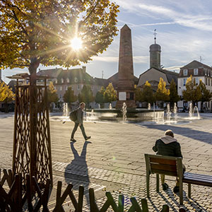 Musarder sur la place Abbatucci