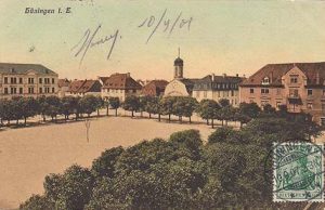 La place Abbatucci en 1901