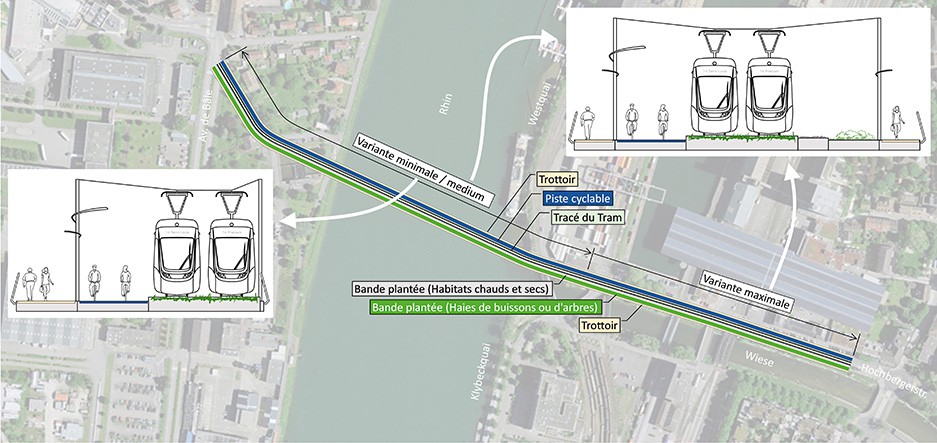 En projet : un nouveau pont sur le Rhin entre Huningue et Bâle