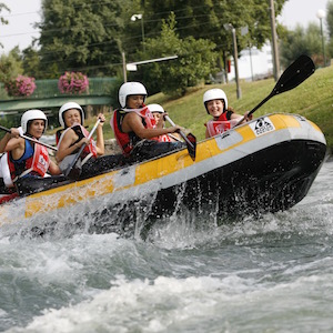 Parc des eaux vives à Huningue - rafting en ville !