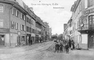 tramway rue Abbatucci au début du 20e siècle