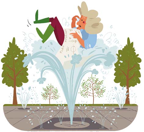 Vauban jardinier : illustration Jardin des Fontaines