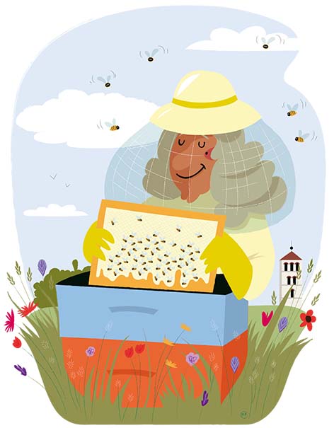 Vauban jardinier : illustration Jardin Mellifère