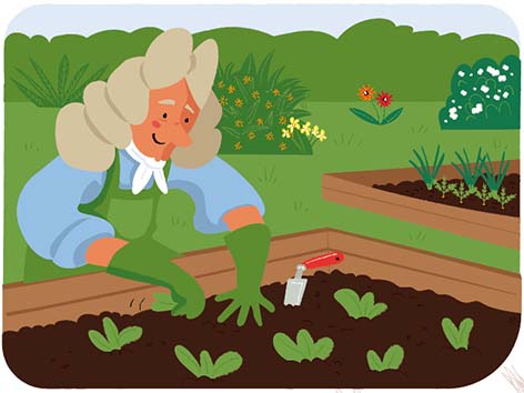 Vauban jardinier : illustration Jardin Nourricier