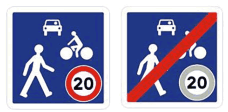 Signalisation zones 20