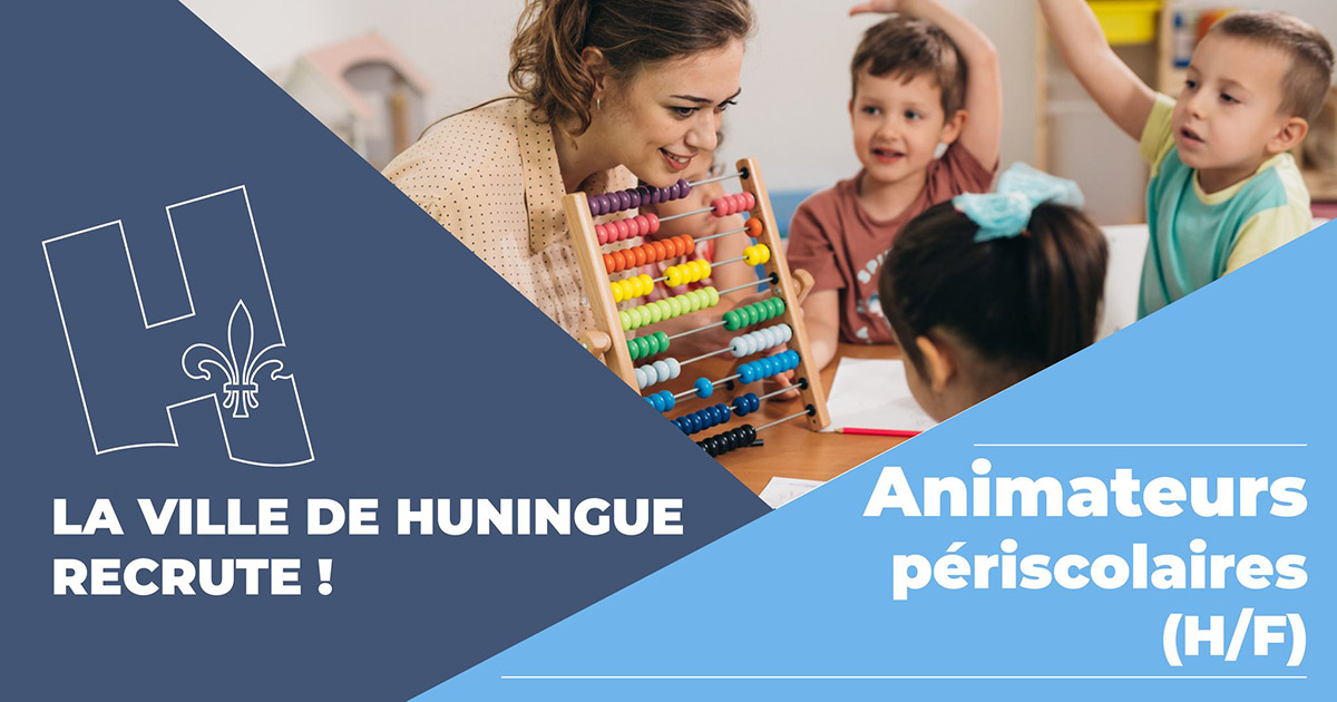 Animateur périscolaire (H/F) à temps non complet 80%