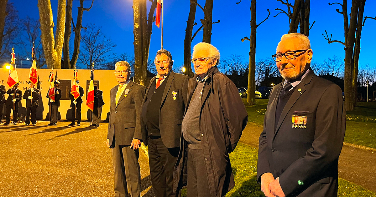 Commémoration du 19 mars à Huningue en présence du maire Jean-Marc DEICHTMANN