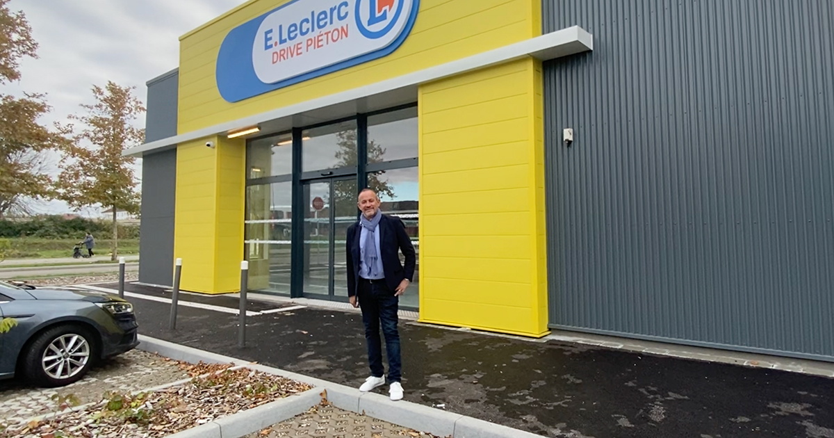 Un drive piéton E.Leclerc ouvre à Huningue