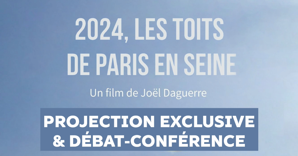 2024, Les toits de Paris en seine