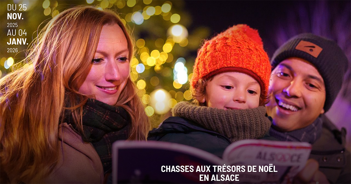 Chasse aux trésors de Noël à Huningue !