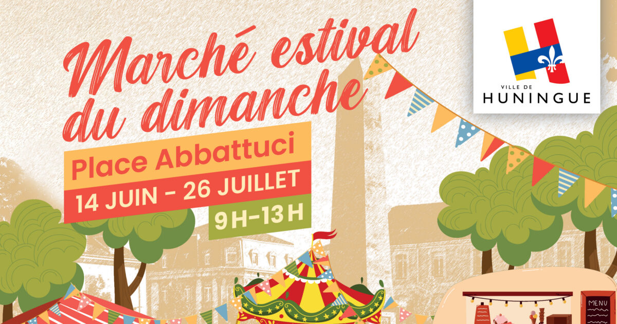 Marché estival du dimanche