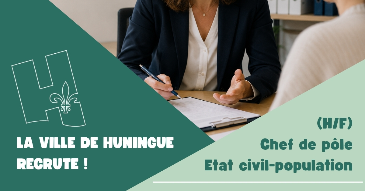 La Ville de Huningue recrute !