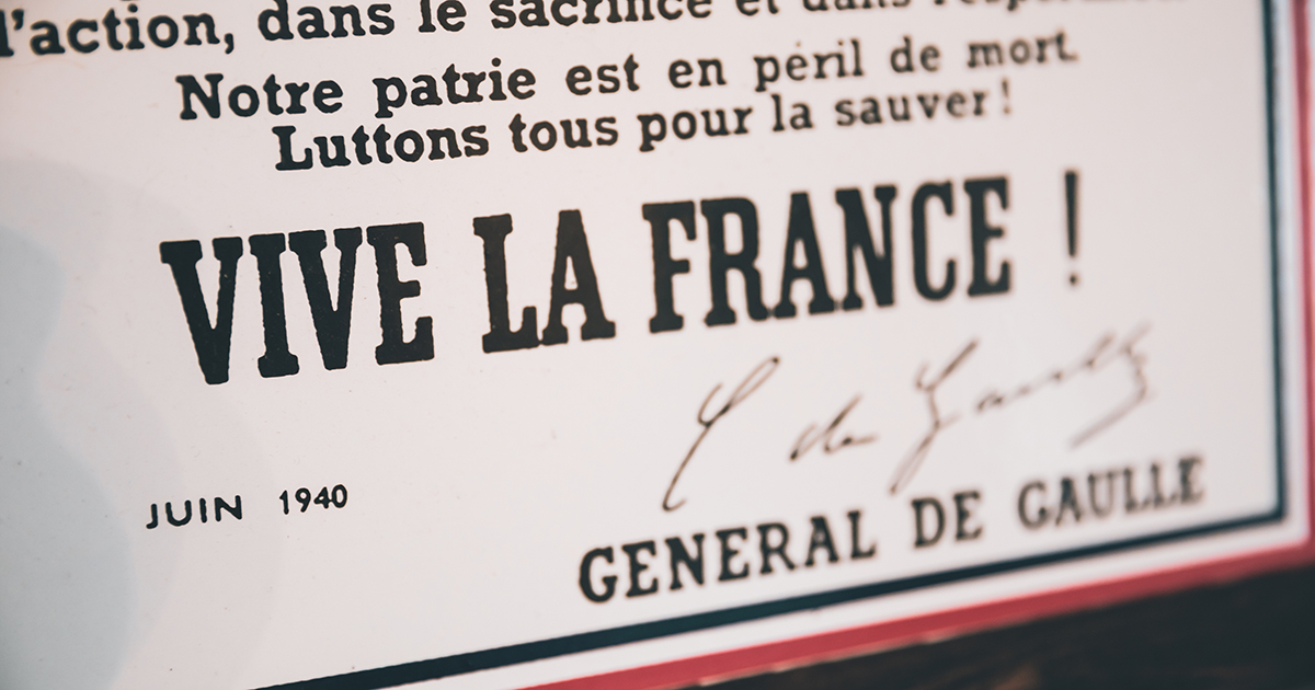 Commémoration de l’appel du 18 juin 1940